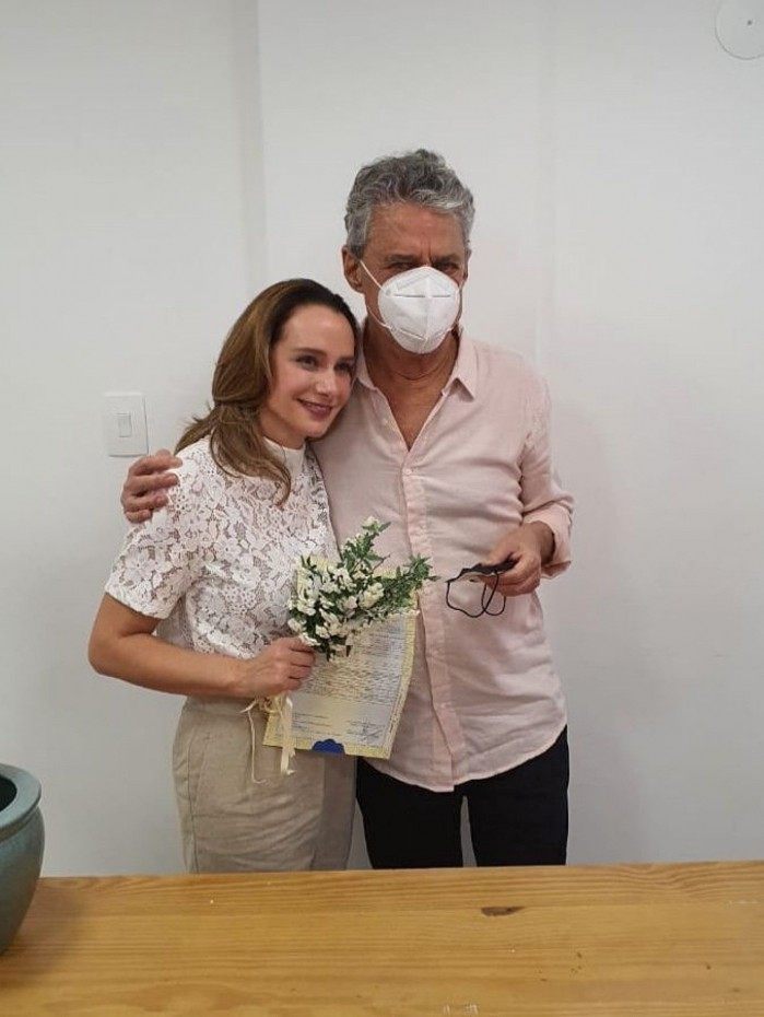 Carol Proner e Chico Buarque se casam

