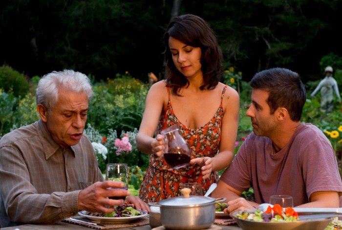 Paulo Gorgulho, Andréia Horta e Gustavo Vaz no filme 'O Jardim Secreto de Mariana'