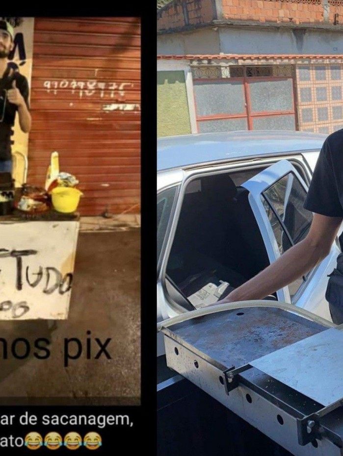 Dorico foi humilhado por vender lanches em chapa com tijolo
