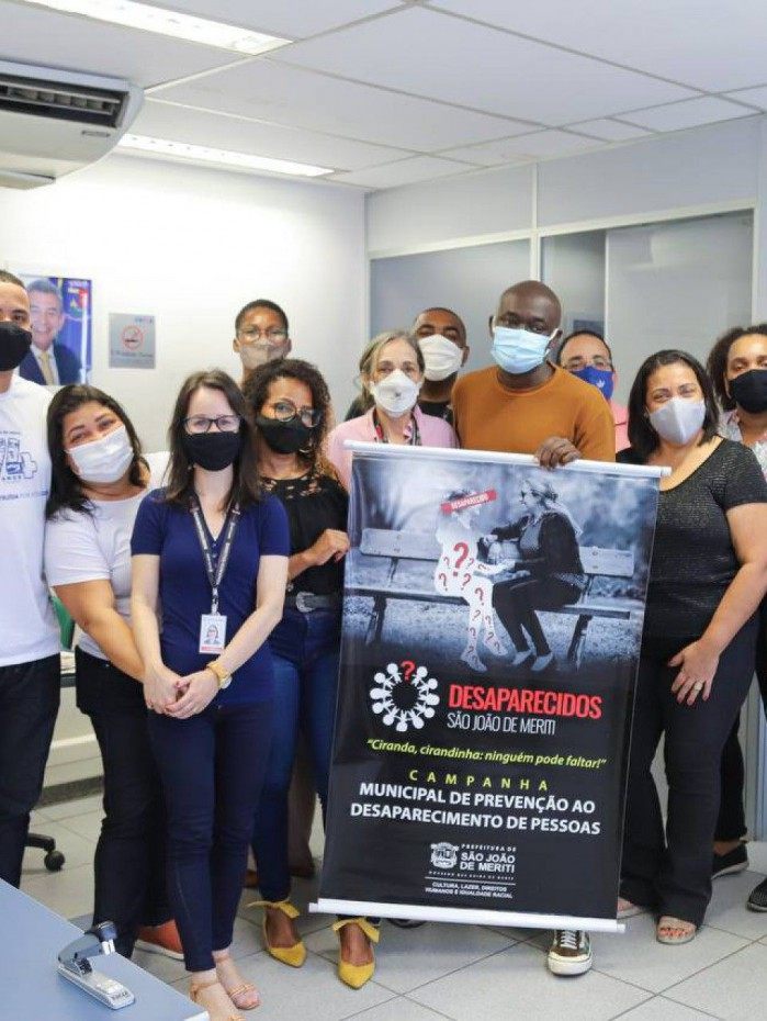 Funcionários e técnicos da Subsecretaria de Direitos Humanos e Igualdade Racial