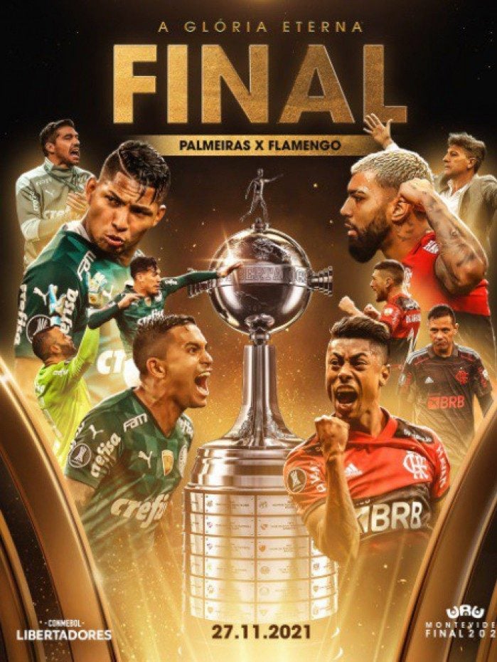 Final da Libertadores entre Flamengo e Palmeiras