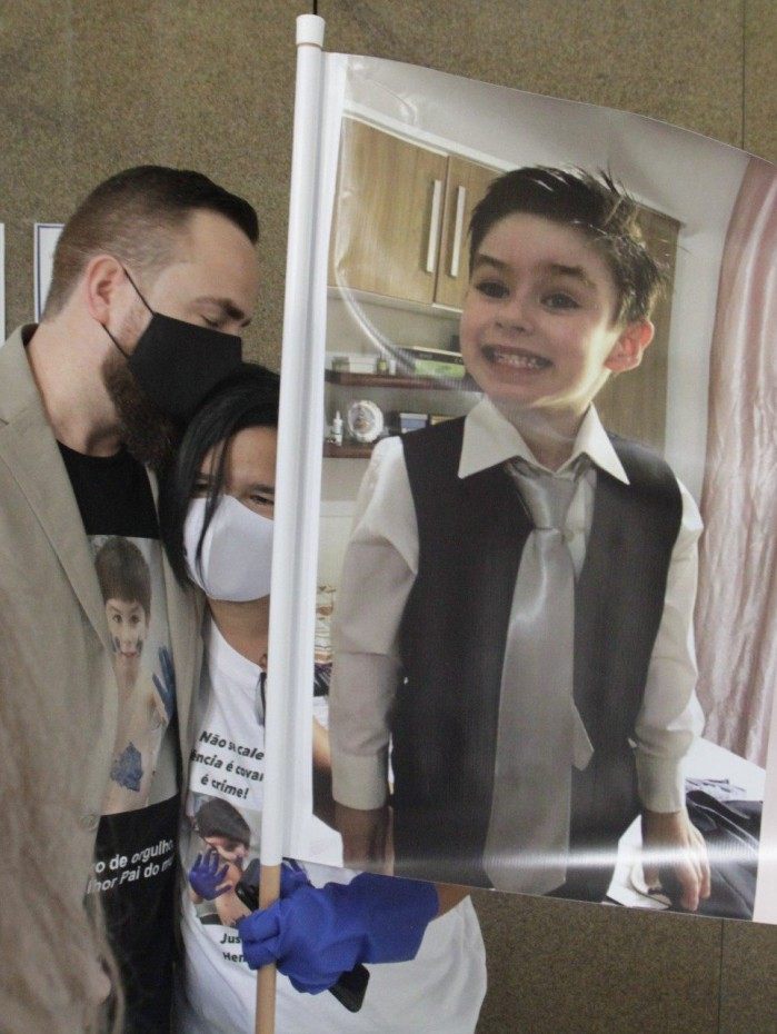 II Tribunal do Juri,no Forum da Capital no centro do Rio de Janeiro, começa a ouvir 12 testemunhas do caso Henry Borel, nesta quarta feira (06), na foto Leniel Borel pai de Henry Borel.