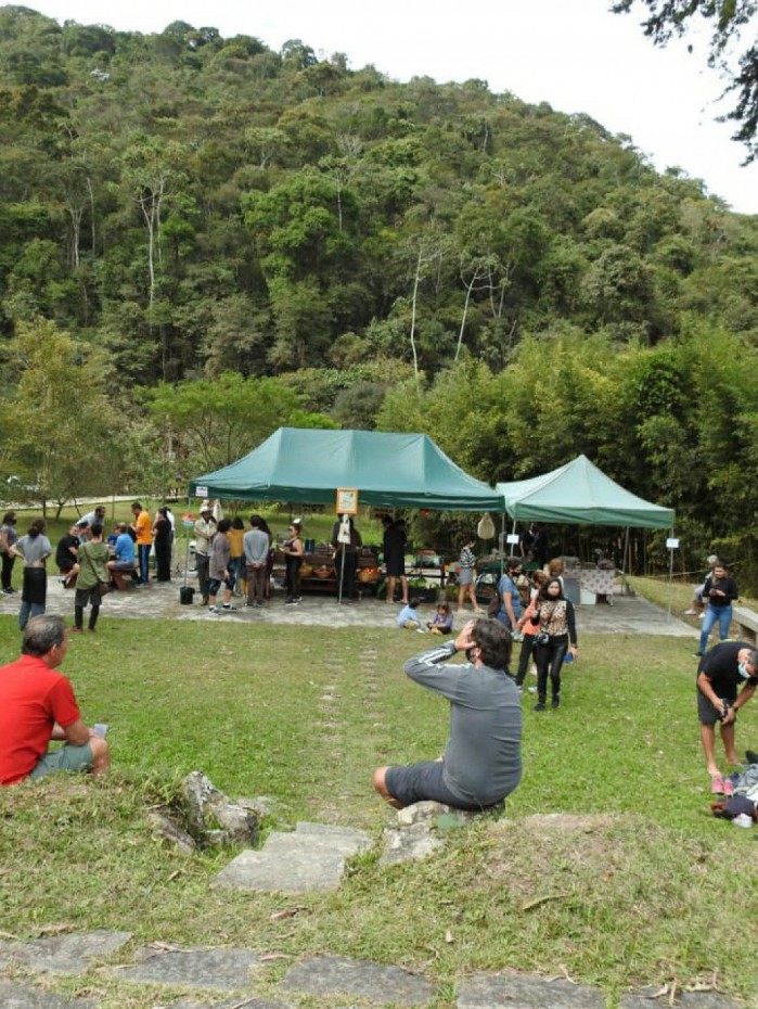 Visitantes no Parque Municipal Montanhas de Teresópolis