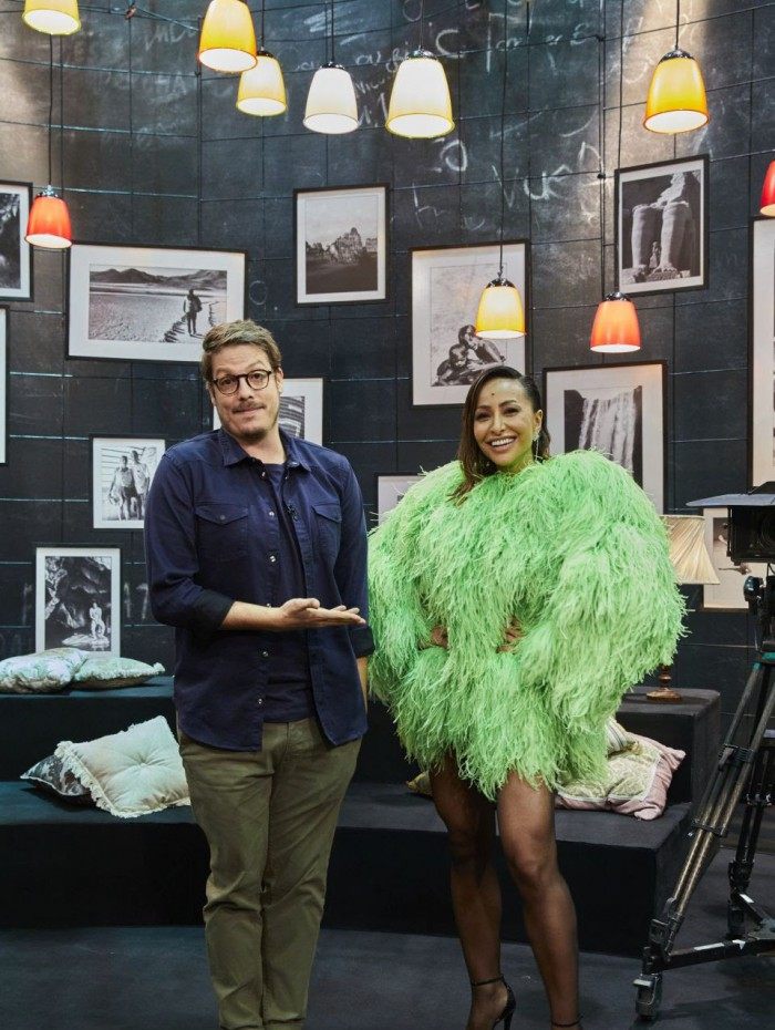 Sabrina Sato participa do programa de Fábio Porchat