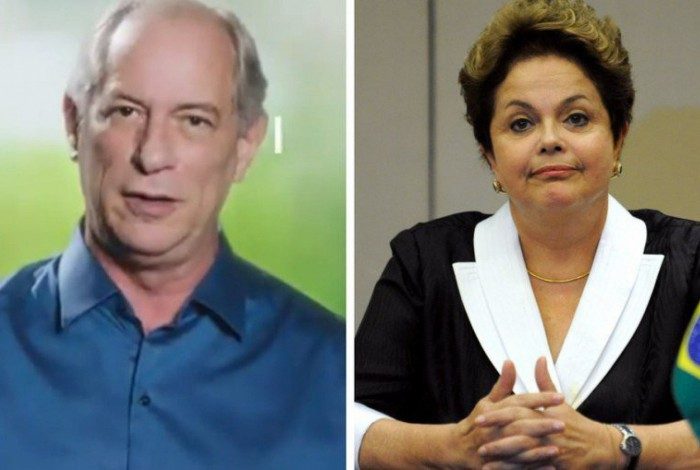 Ciro Gomes e Dilma Rousseff