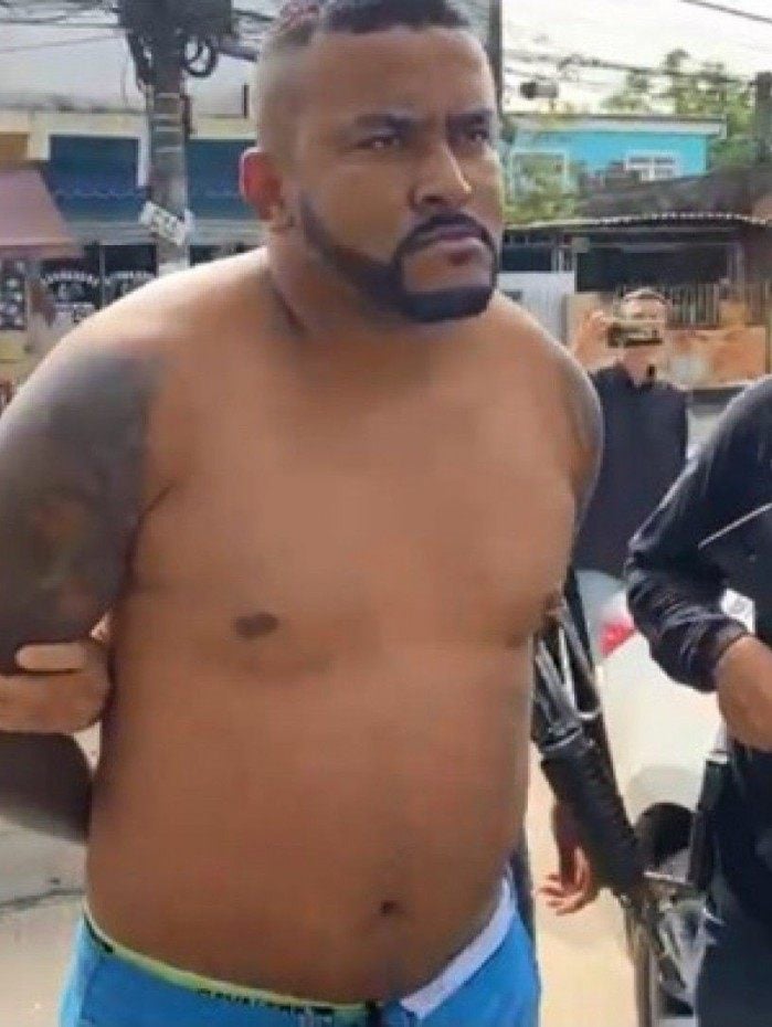 Anderson Luiz da Silva, conhecido como Bambam, foi preso por policiais civis e militares na Via Dutra 