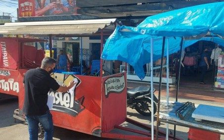 Praça de Santa Luzia ganha ação de ordenamento urbano da Prefeitura