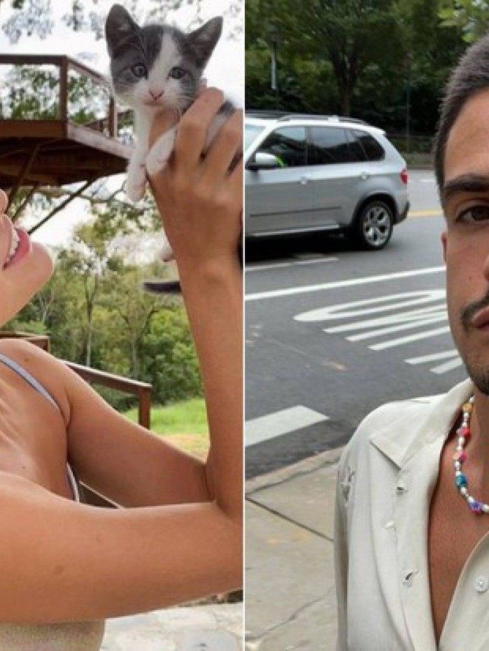 Bruna Marquezine e Enzo Celulari adotaram uma gatinha quando ainda estavam juntos