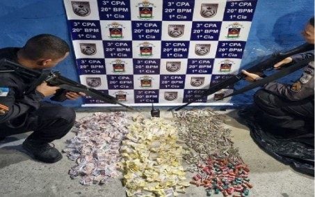 Policia Militar apreende drogas e armas em diferentes ações em Nova Iguaçu