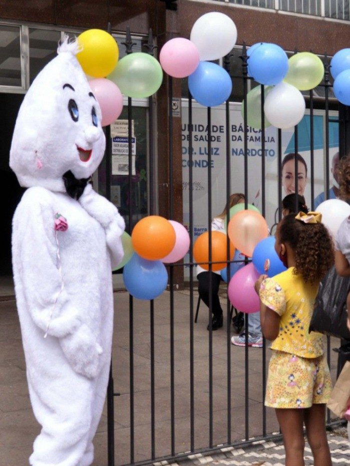 ‘Zezé Gotinha’ atrai a criançada no Dia D de Multivacinação em BM