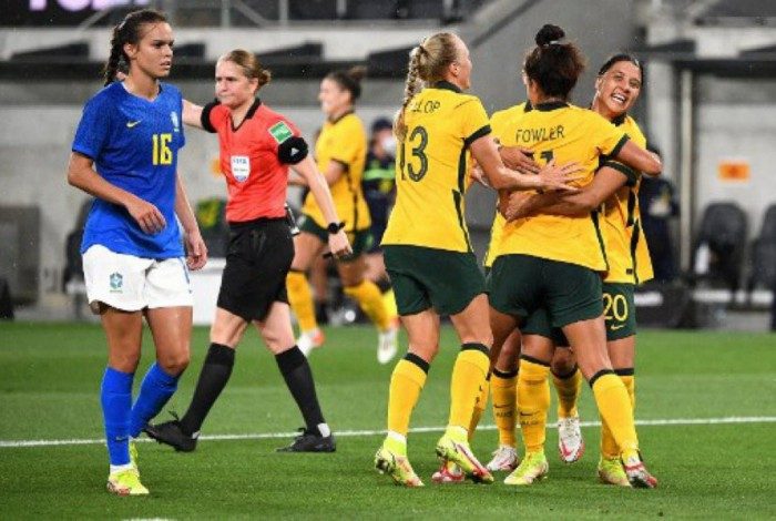 Seleção feminina do Brasil perde para a Austrália em amistoso
