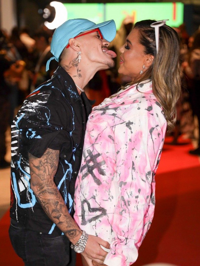 Biel e Tays Reis participam do Pr&ecirc;mio Jovem Brasileiro, em S&atilde;o Paulo, na noite desta quinta-feira