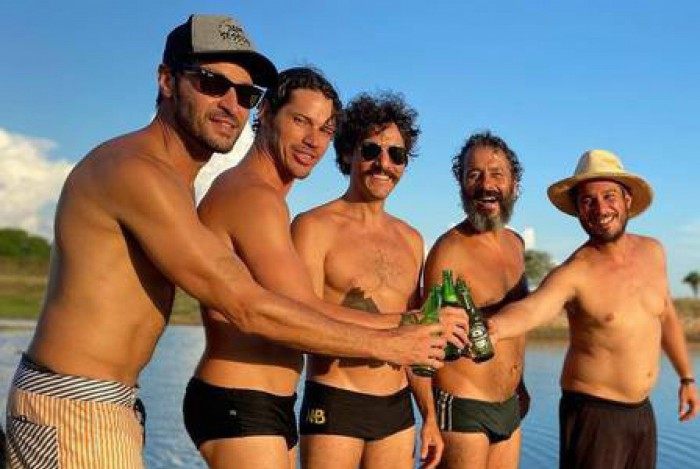 Leandro Lima, Jos&eacute; Loreto, Guito, Marcos Palmeira e Thommy Schiavo