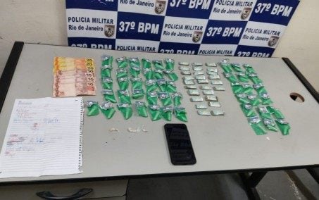 Adolescente é apreendido por tráfico de drogas em Resende