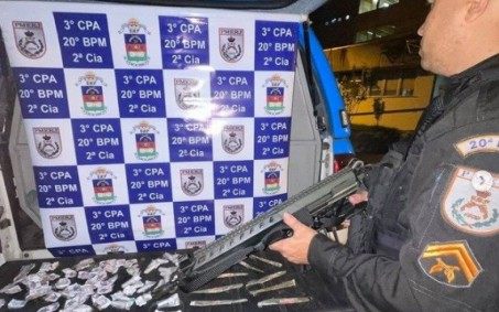 Ações policiais terminam com apreensão de drogas e equipamento na Baixada