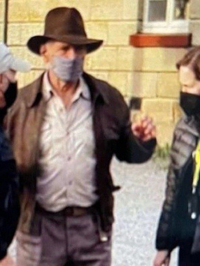 Bastidores do set de filmagens do quinto filme de Indiana Jones
