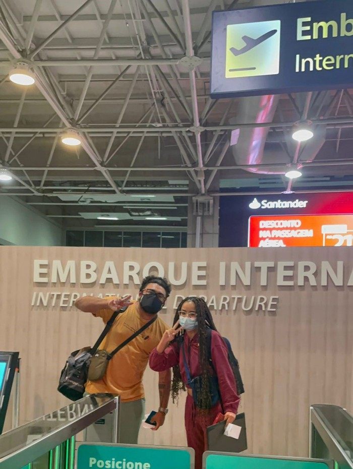 Raull Santiago, do Complexo do Alemão, e Thuane Nascimento, da Vila Operária, participam da COP-26