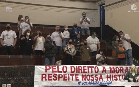 Vitória na Câmara para moradores da Comunidade do Horto