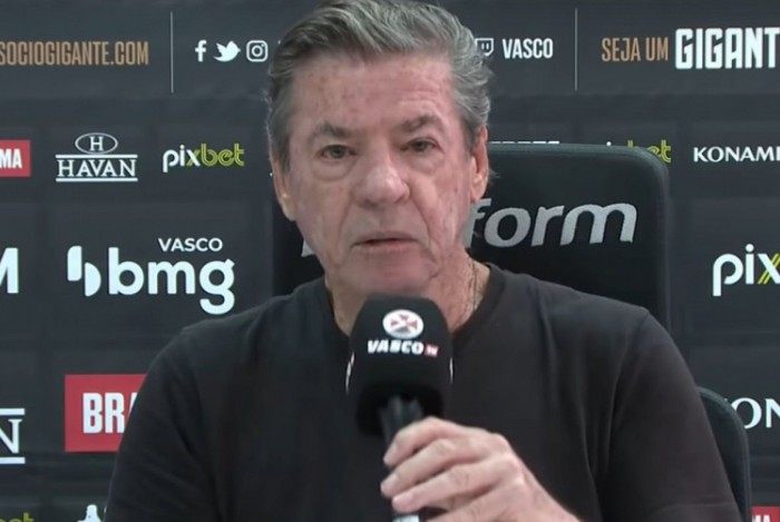 Jorge Salgado, presidente do Vasco