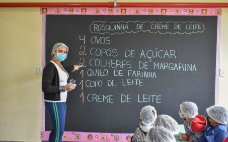 Creche inaugura espaço voltado para alimentação saudável