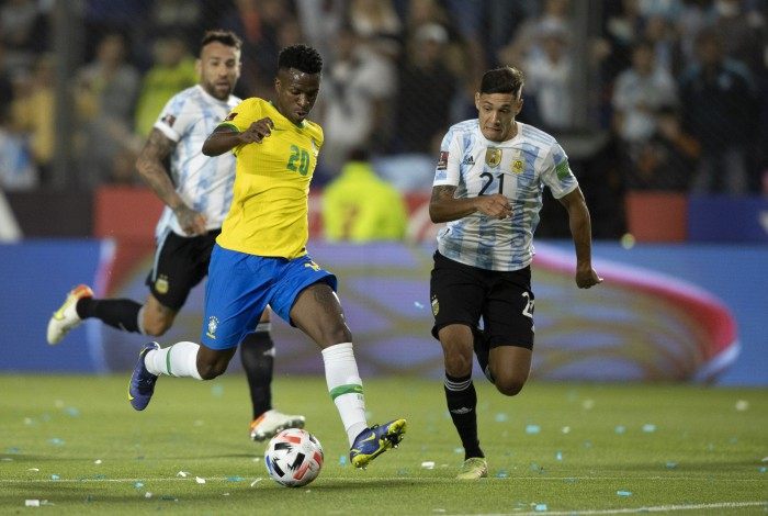Vinicius Junior foi o jogador mais participativo do ataque da Seleção