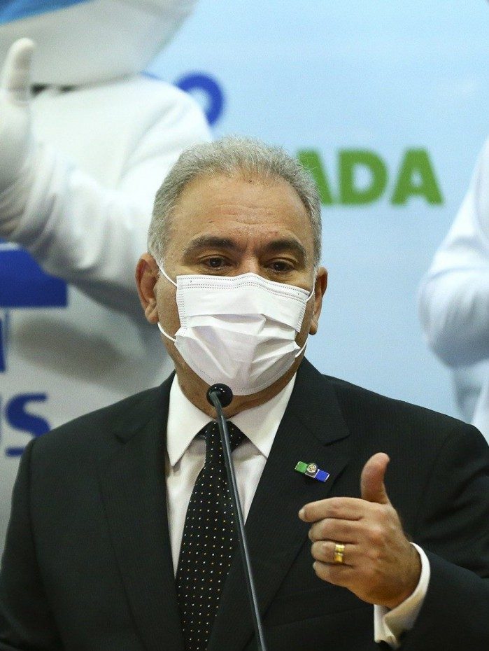 O ministro da Sa&uacute;de, Marcelo Queiroga, est&aacute; no centro da pol&ecirc;mica sobre a vacina&ccedil;&atilde;o contra covid-19 para crian&ccedil;as entre 5 e 11 anos
