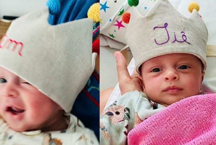 Kim e Tiê, gemêas de Nanda Costa e Lan Lahn