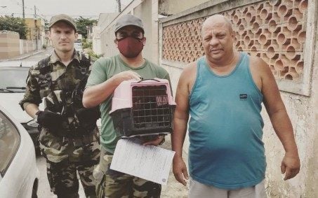 Guarda Ambiental resgata aves silvestres em áreas urbanas de Nova Iguaçu