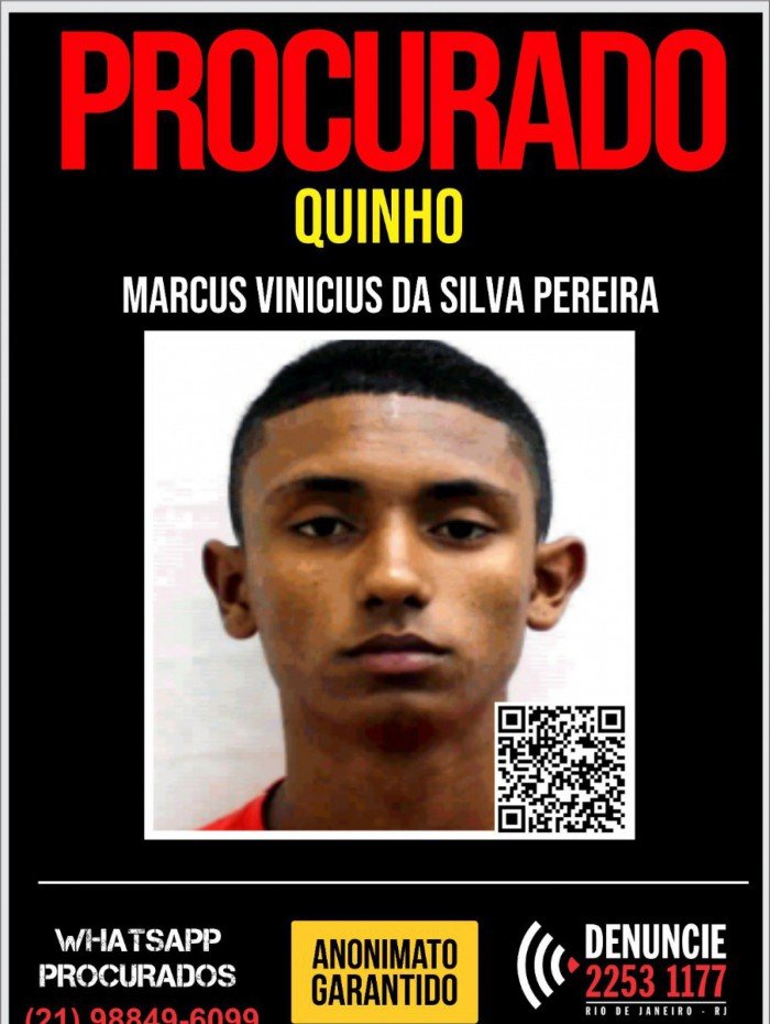 Portal dos Procurados divulgou cartaz para localizar Quinho, suspeito de participa&ccedil;&atilde;o na morte do m&eacute;dico Claudio Marsili
