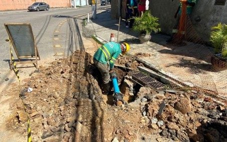 Concessionária de água e esgoto conclui obra em Nova Iguaçu