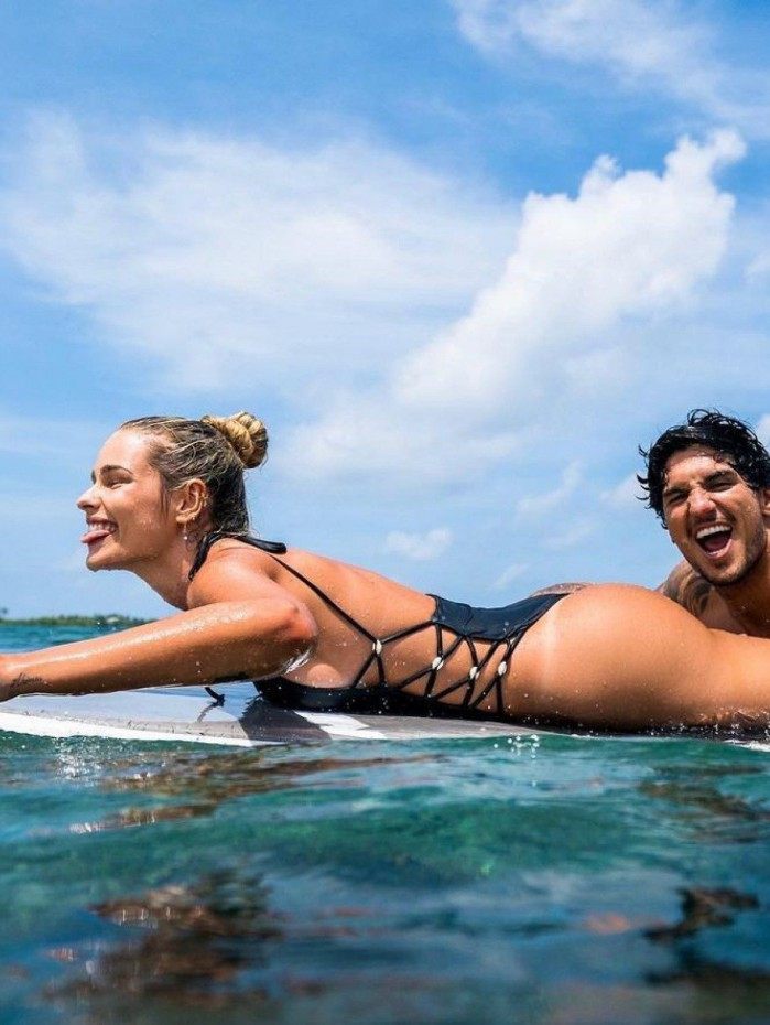 Yasmin Brunet e Gabriel Medina 