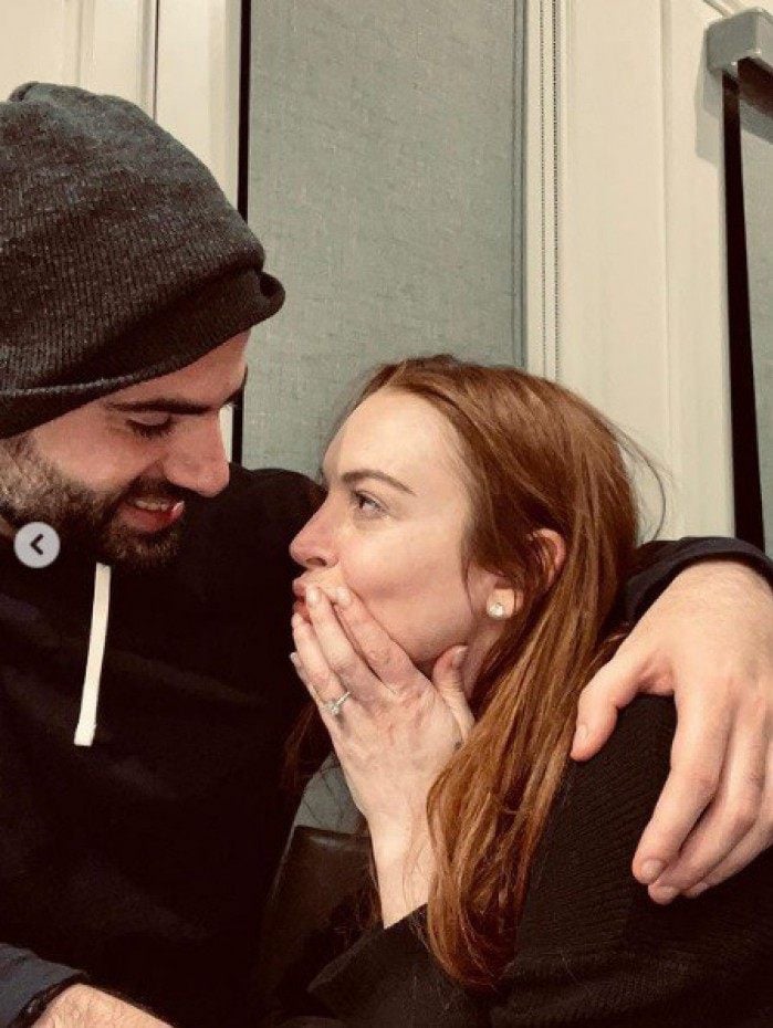 Lindsay Lohan está noiva de Bader Shammas  