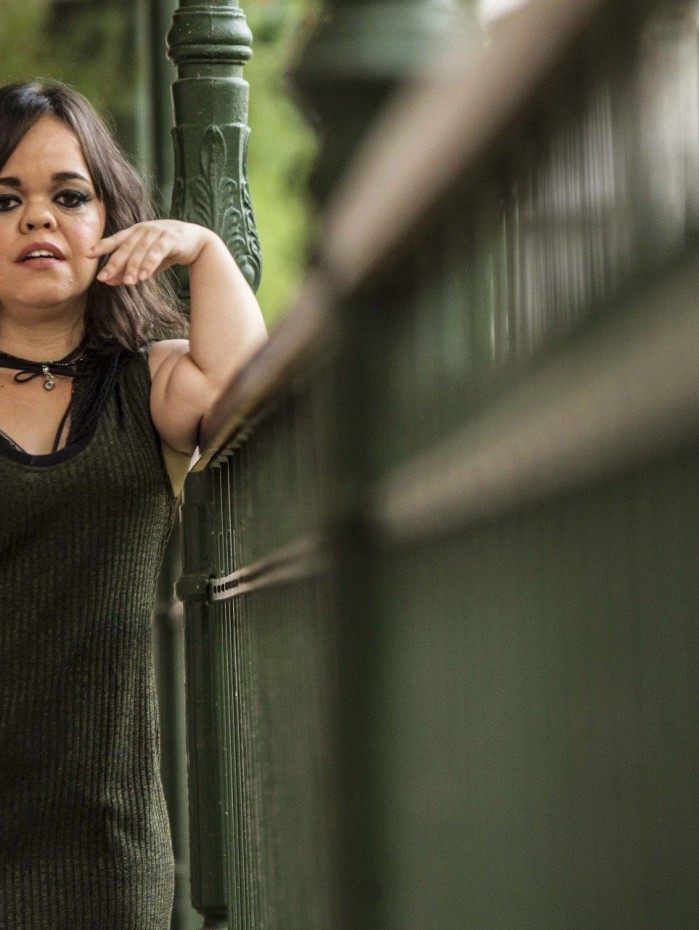 Caderno D - Ensaio com a atriz Juliana Caldas,  a Estela de 'O Outro Lado do Para&iacute;so'. Rj, 25 de abril.