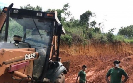 Guarda Ambiental interrompe extração mineral irregular em Nova Iguaçu
