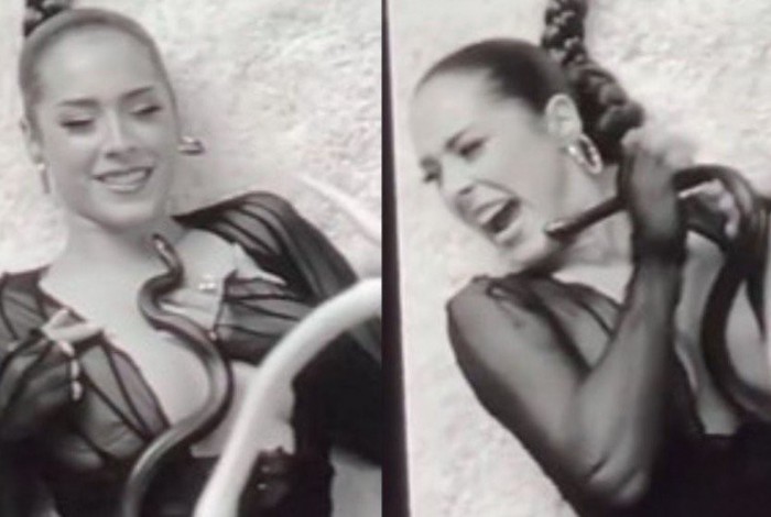 A cantora Maeta assustou os fãs ao mostrar vídeo de momento em que é atacada por cobra