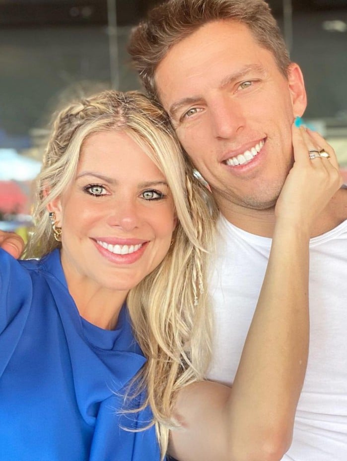 Karina Bacchi e o marido, Amaury Nunes