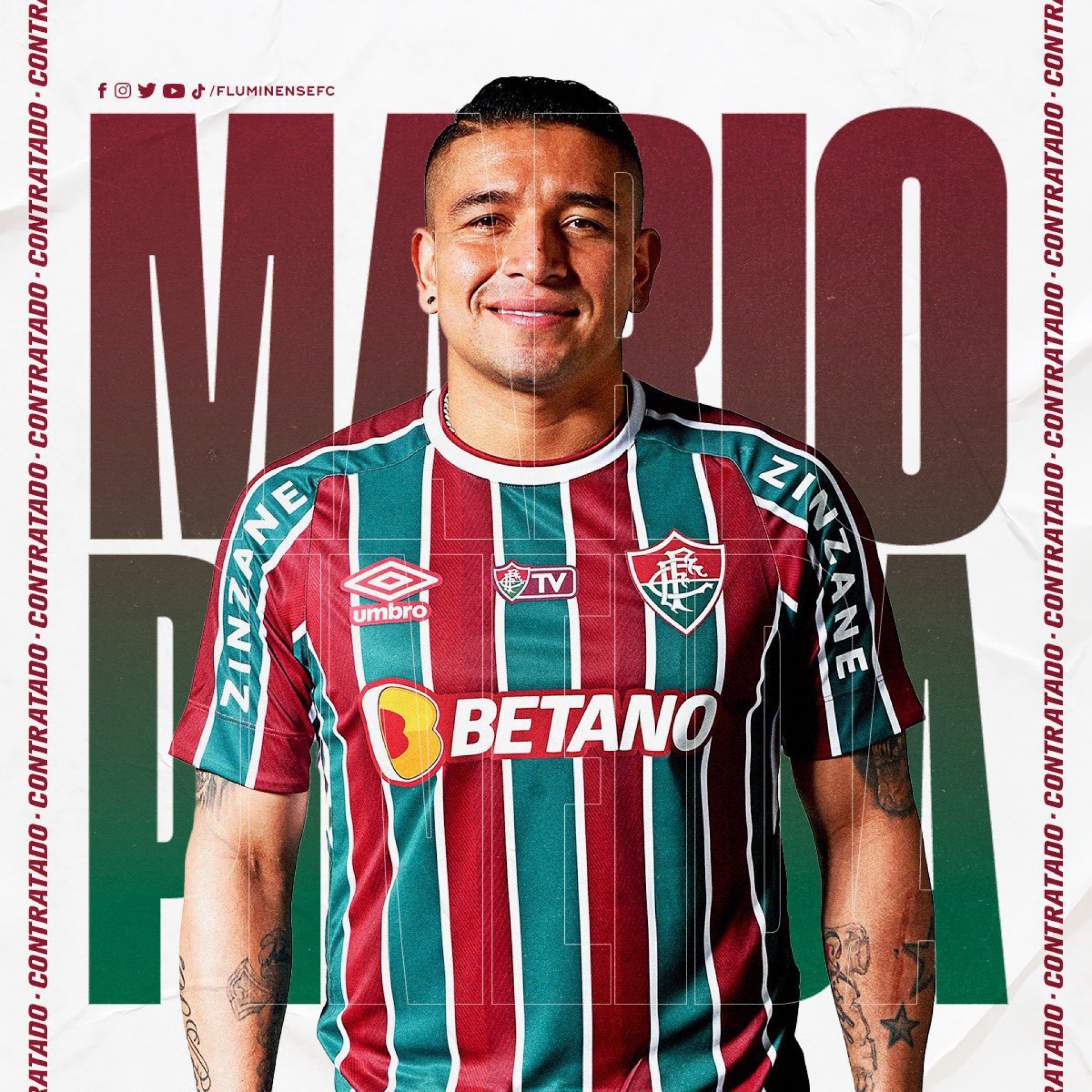 Mario Pineida - Fluminense - Divulgação/Fluminense