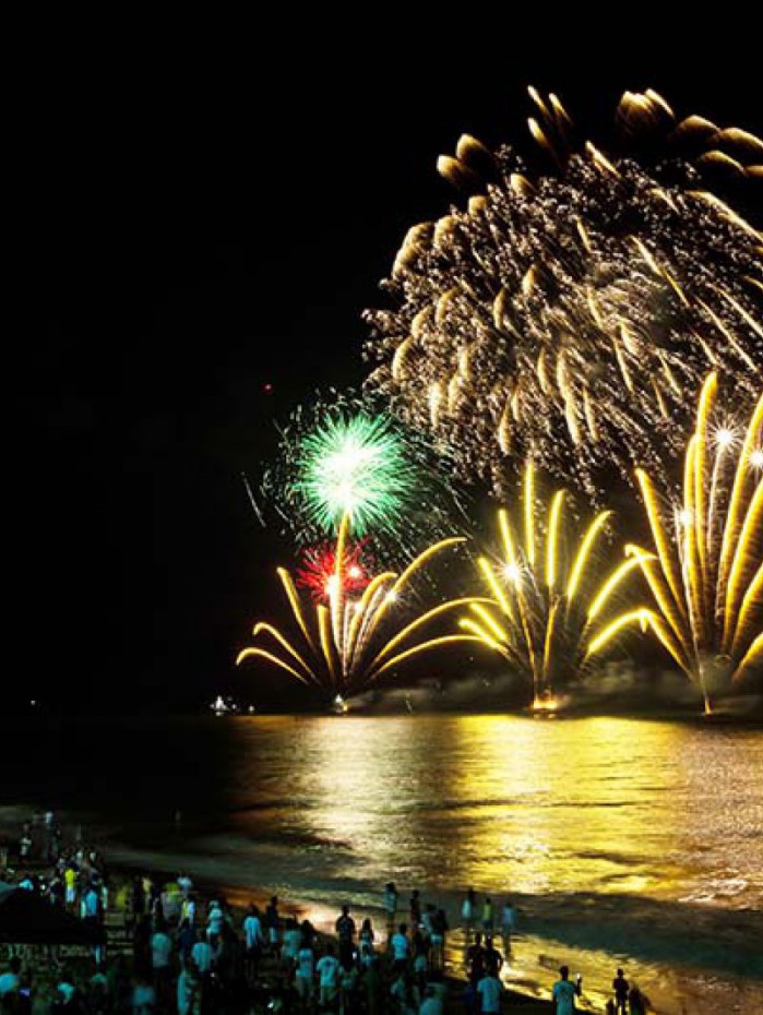 Foto Ilustrativa do Réveillon 2018 na Praia dos Cavaleiros