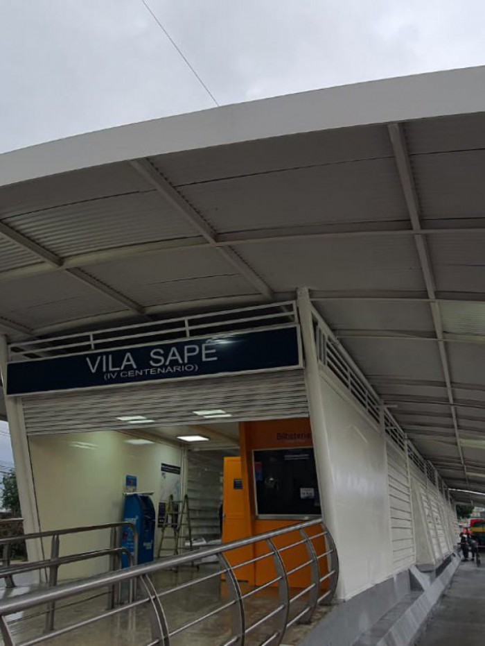 Estação Vila Sapê, Jacarepaguá, estava fechada desde o dia 3/01