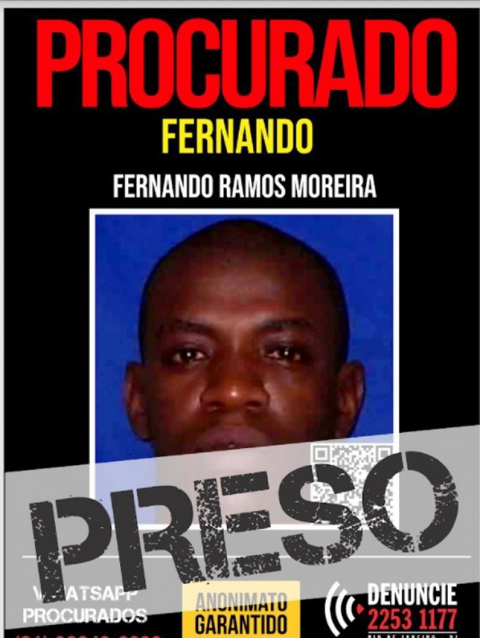 Fernando Ramos Moreira foi preso na tarde desta sexta-feira