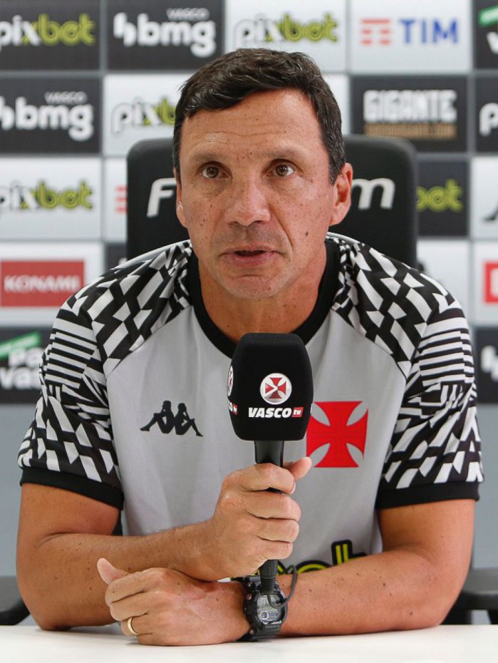 T&eacute;cnico do Vasco, Z&eacute; Ricardo concedeu uma entrevista coletiva na manh&atilde; de ontem