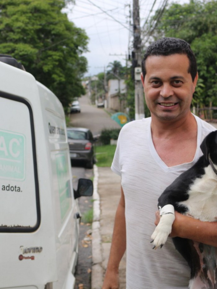 Objetivo do projeto &eacute; ajudar no controle populacional de animais abandonados