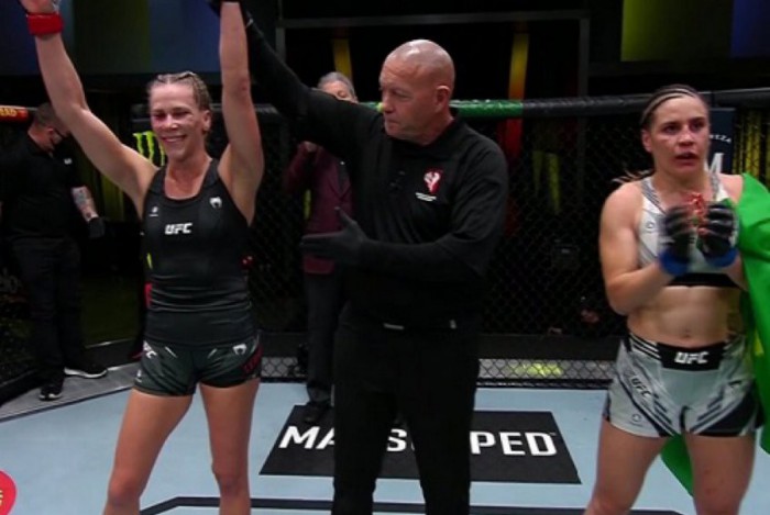 Katlyn Chookagian derrotou a brasileira Jennifer Maia no card do UFC Vegas 46