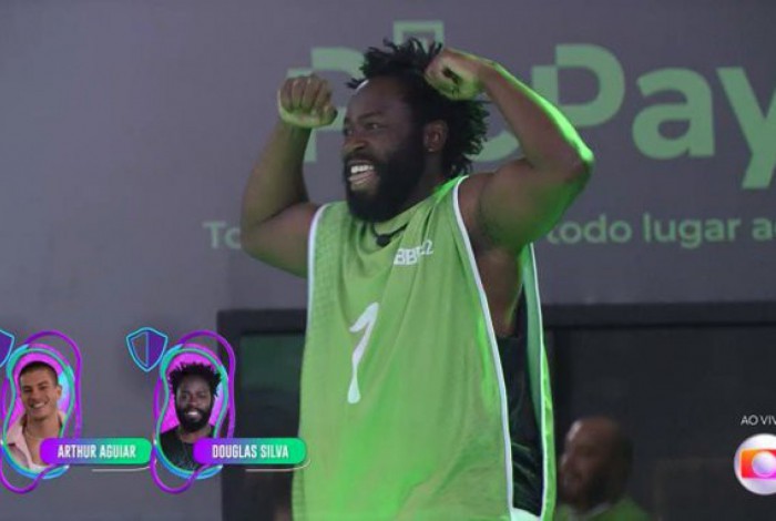 Douglas Silva imitou Gabigol após vencer prova no 'BBB'