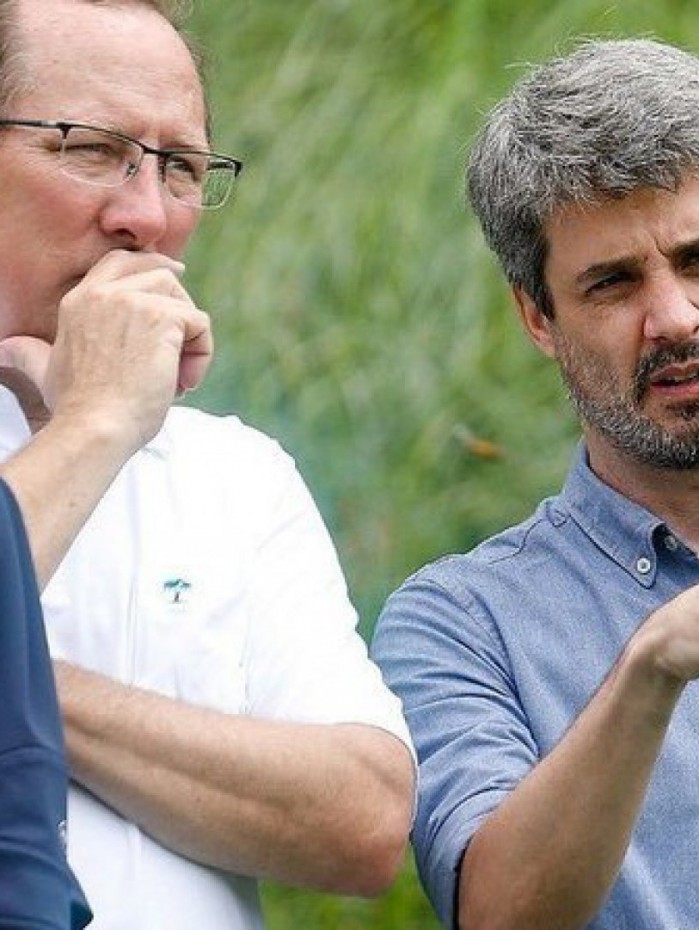 John Textor e Eduardo Freeland - Botafogo