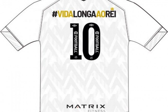 Camisa do Santos na final da Copinha terá homenagem a Pelé