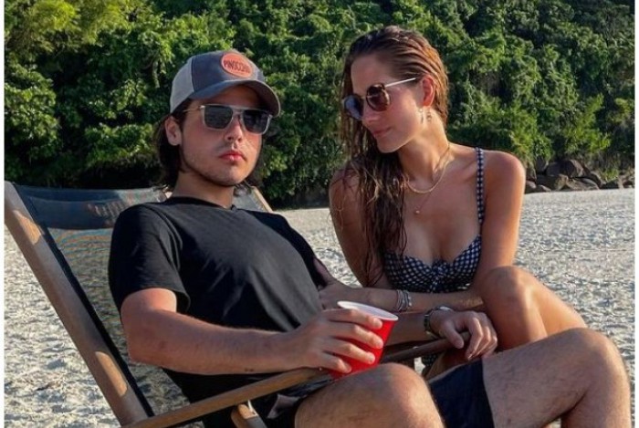 João Guilherme e Schnayder Moura em Ilha Grande