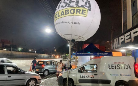 Operação Lei Seca prendeu motorista em Nova Iguaçu neste sábado