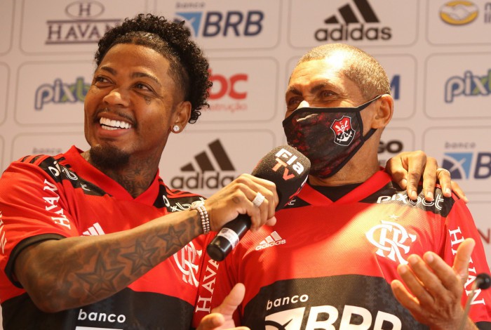 Marinho e o pai / Flamengo
