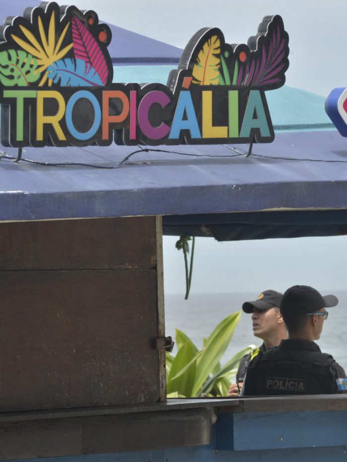 Quiosque Tropic&aacute;lia, onde o Congol&ecirc;s foi morto na Barra da Tijuca